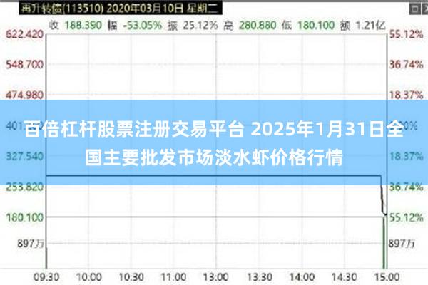 百倍杠杆股票注册交易平台 2025年1月31日全国主要批发市场淡水虾价格行情