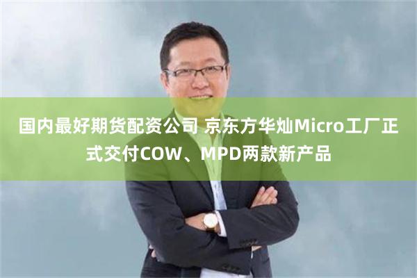 国内最好期货配资公司 京东方华灿Micro工厂正式交付COW、MPD两款新产品