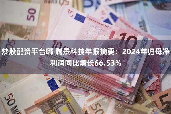 炒股配资平台哪 腾景科技年报摘要：2024年归母净利润同比增长66.53%