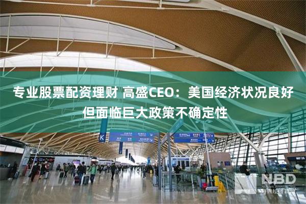 专业股票配资理财 高盛CEO：美国经济状况良好 但面临巨大政策不确定性