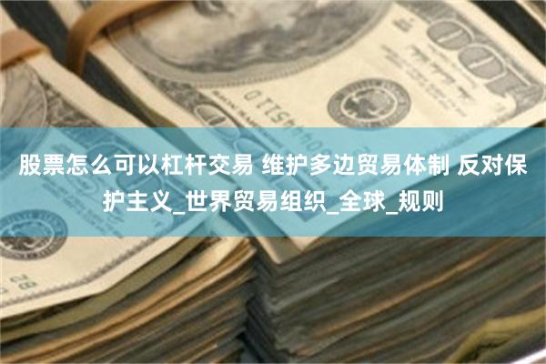 股票怎么可以杠杆交易 维护多边贸易体制 反对保护主义_世界贸易组织_全球_规则