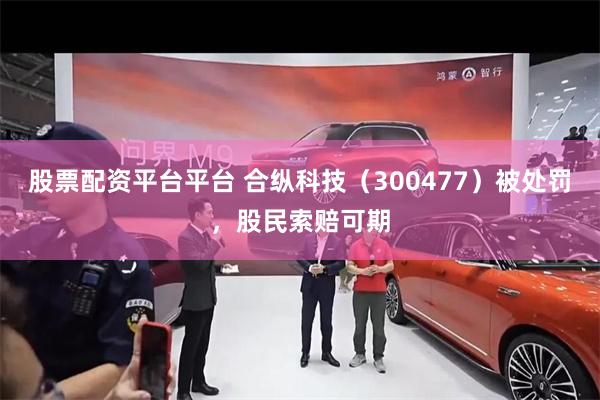 股票配资平台平台 合纵科技（300477）被处罚，股民索赔可期