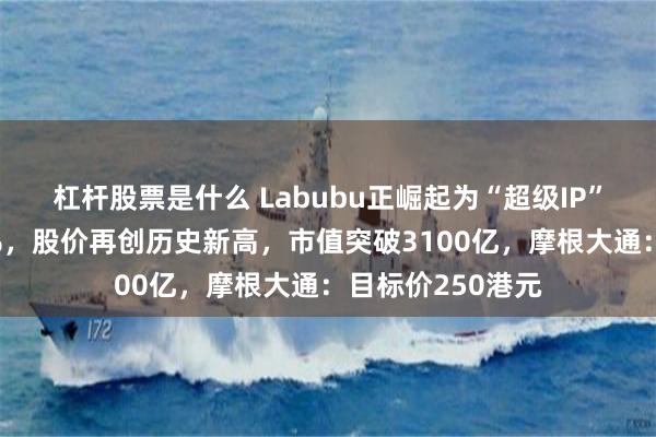 杠杆股票是什么 Labubu正崛起为“超级IP”！泡泡玛特涨6%，股价再创历史新高，市值突破3100亿，摩根大通：目标价250港元