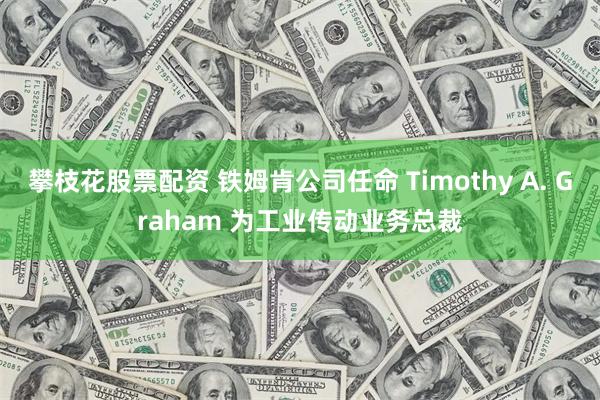 攀枝花股票配资 铁姆肯公司任命 Timothy A. Graham 为工业传动业务总裁