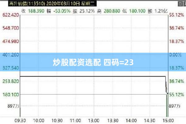 炒股配资选配 四码=23