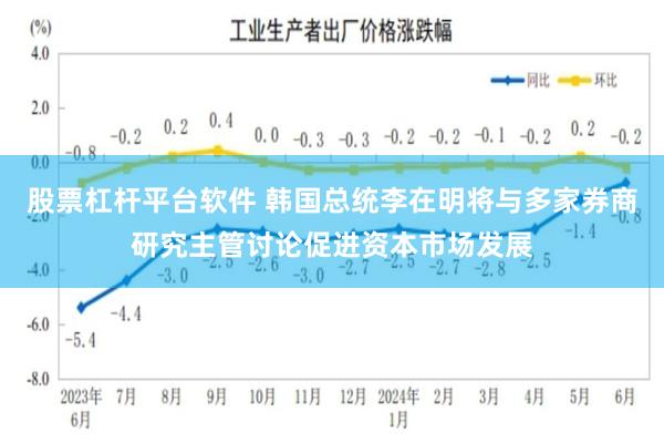 股票杠杆平台软件 韩国总统李在明将与多家券商研究主管讨论促进资本市场发展